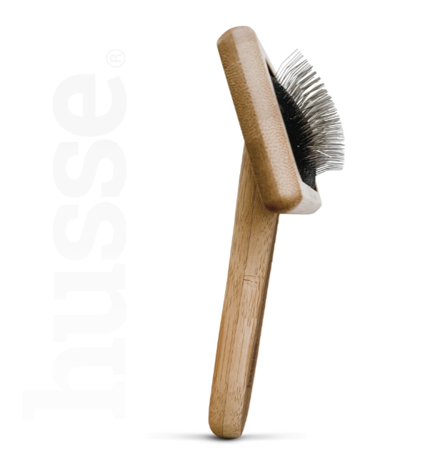 HYGIENE CHIEN ET CHAT - Brosse de lissage en bambou