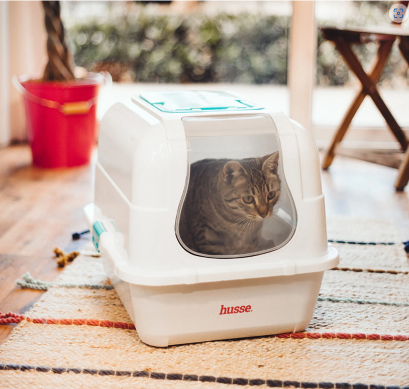 HYGIENE CHAT - Maison de toilette avec grille