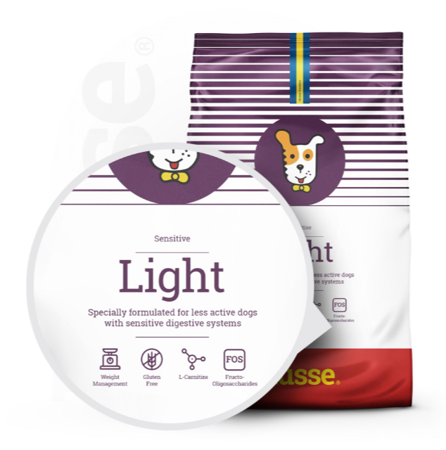 ALIMENTATION CHIEN ADULTE - En Surpoids & Digestion Sensible | Light Sensitive