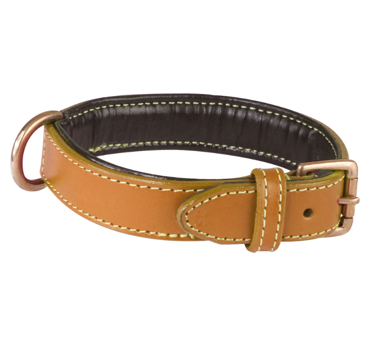 SELLERIE CHIEN - Collier Cuir Confort