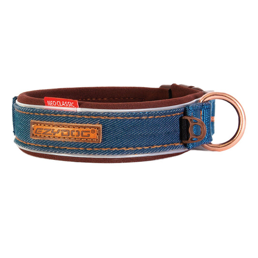 SELLERIE CHIEN - Collier NeoClassic denim